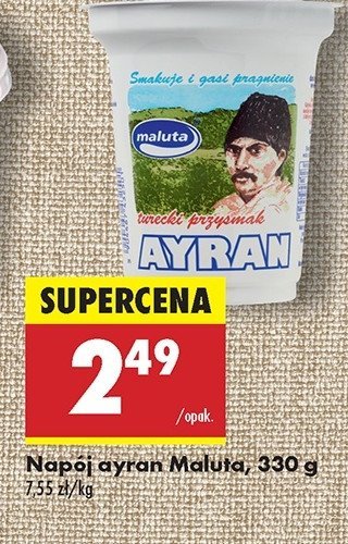 Napój turecki ayran Maluta promocja