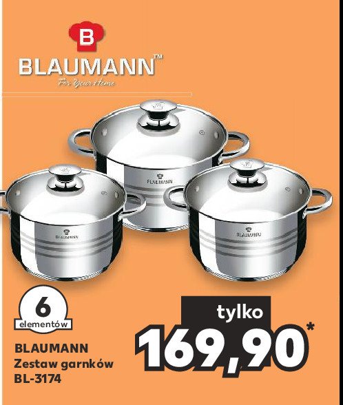 Zestaw garnk贸w bl-3174 BLAUMANN promocja