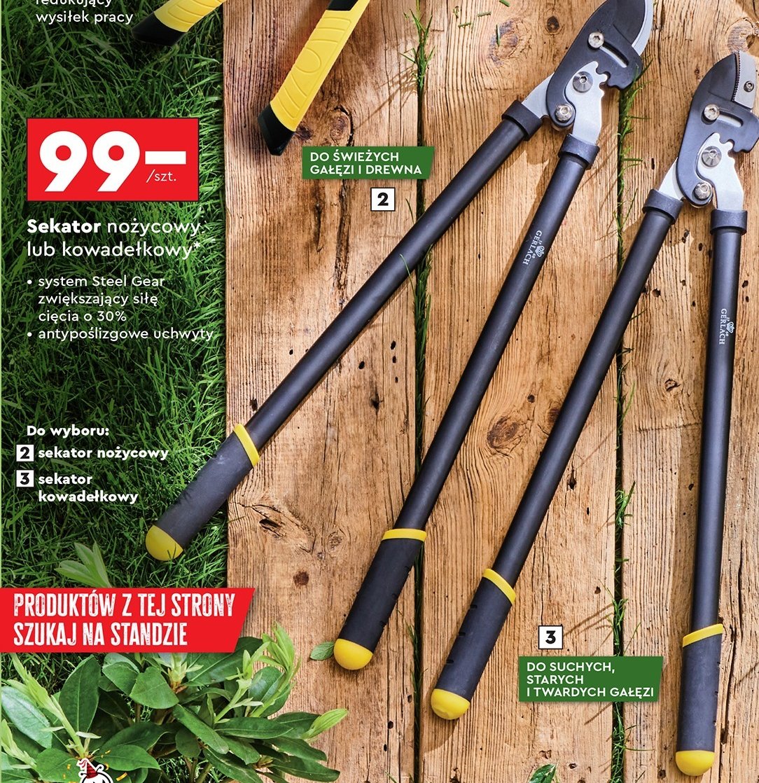 Sekator duży nożycowy Gerlach promocja
