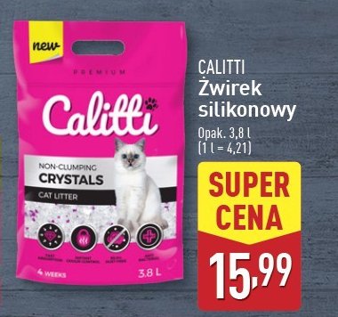 Żwirek silikonowy Calitti promocja w Aldi