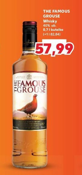 Whisky The famous grouse promocja w Kaufland