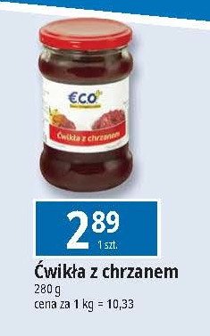 Ćwikła z chrzanem Eco+ promocja