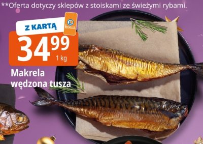 Makrela wędzona tusza promocja w Leclerc