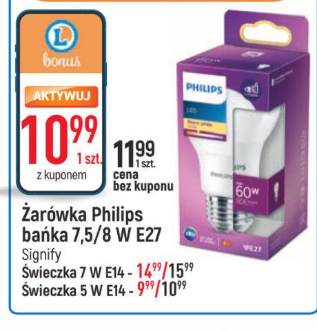 Świetlówka 5 w e14 Philips promocja