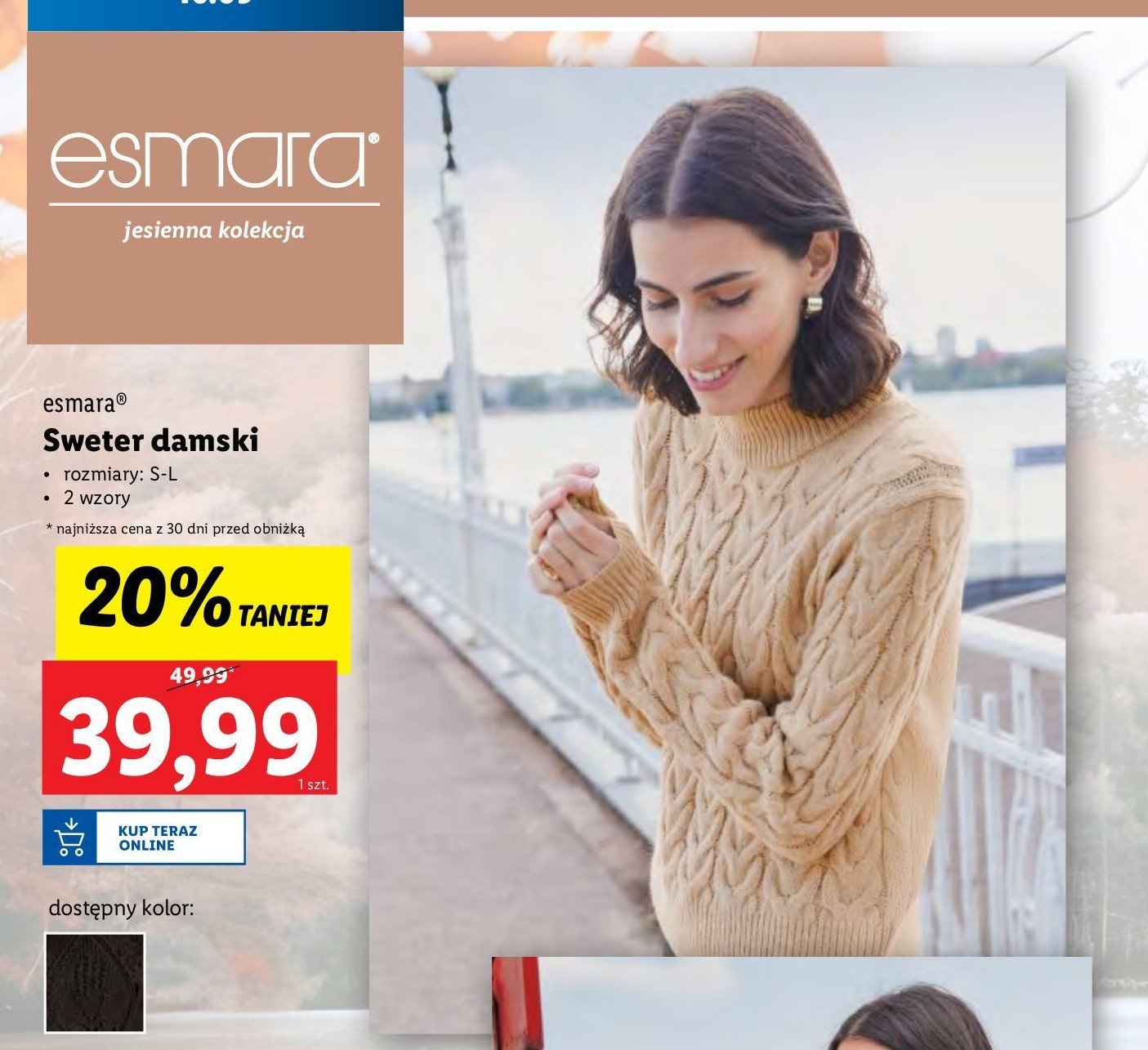 Sweter damski Esmara promocja