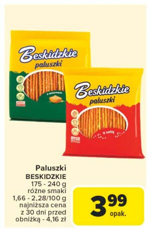 Paluszki z sol膮 Aksam beskidzkie promocja