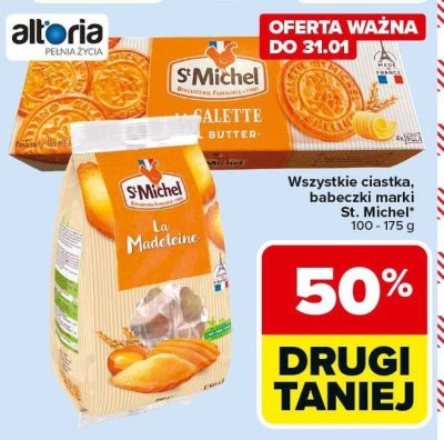 Ciastka babeczki marki St. Michel promocja w Carrefour Market