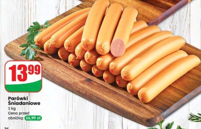 Parówki Śniadaniowe promocja w Dino