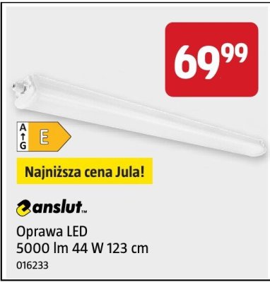 Oprawa LED 5000 lm 44 W 123 cm promocja w Jula