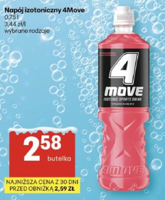 Napój izotoniczny 4Move 0,75l promocja w Delikatesy Centrum