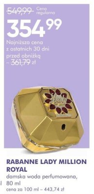 Perfumy damskie Rabanne Lady Million Royal promocja w Super-Pharm
