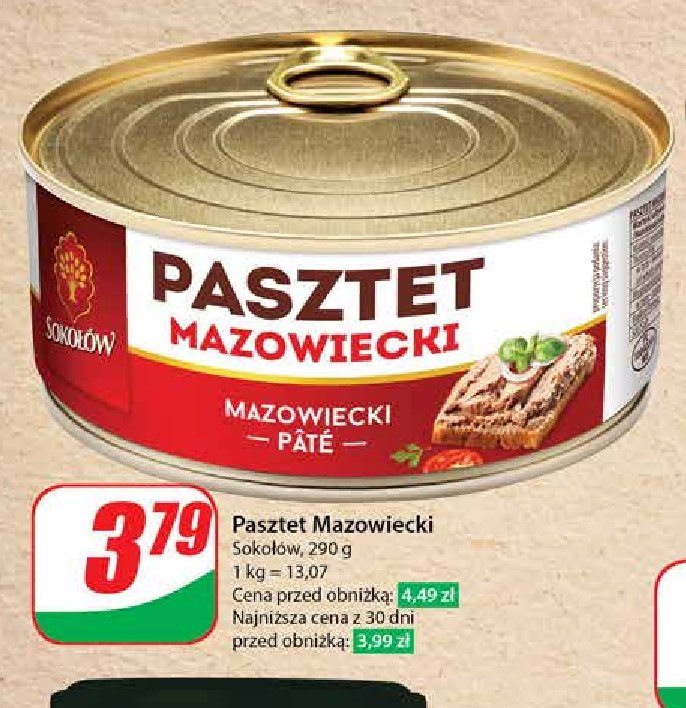 Pasztet mazowiecki Sokołów promocja