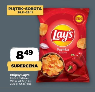 Chipsy, różne rodzaje promocja w Netto