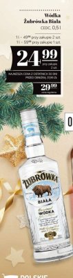 Wódka Żubrówka Biała promocja w POLOmarket