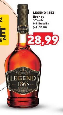 Brandy Legend 1863 promocja w Kaufland