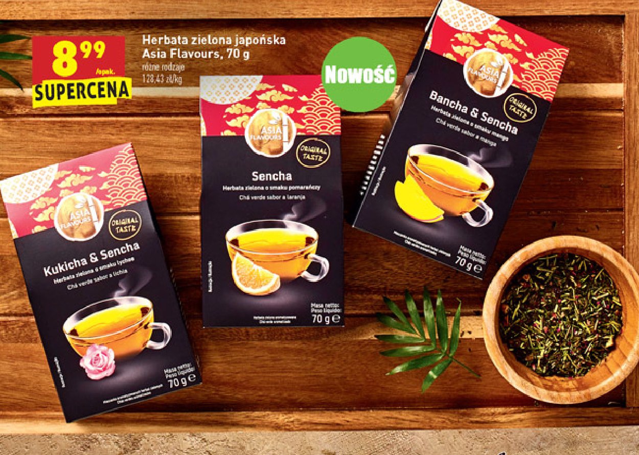 Herbata sencha Asia flavours promocja