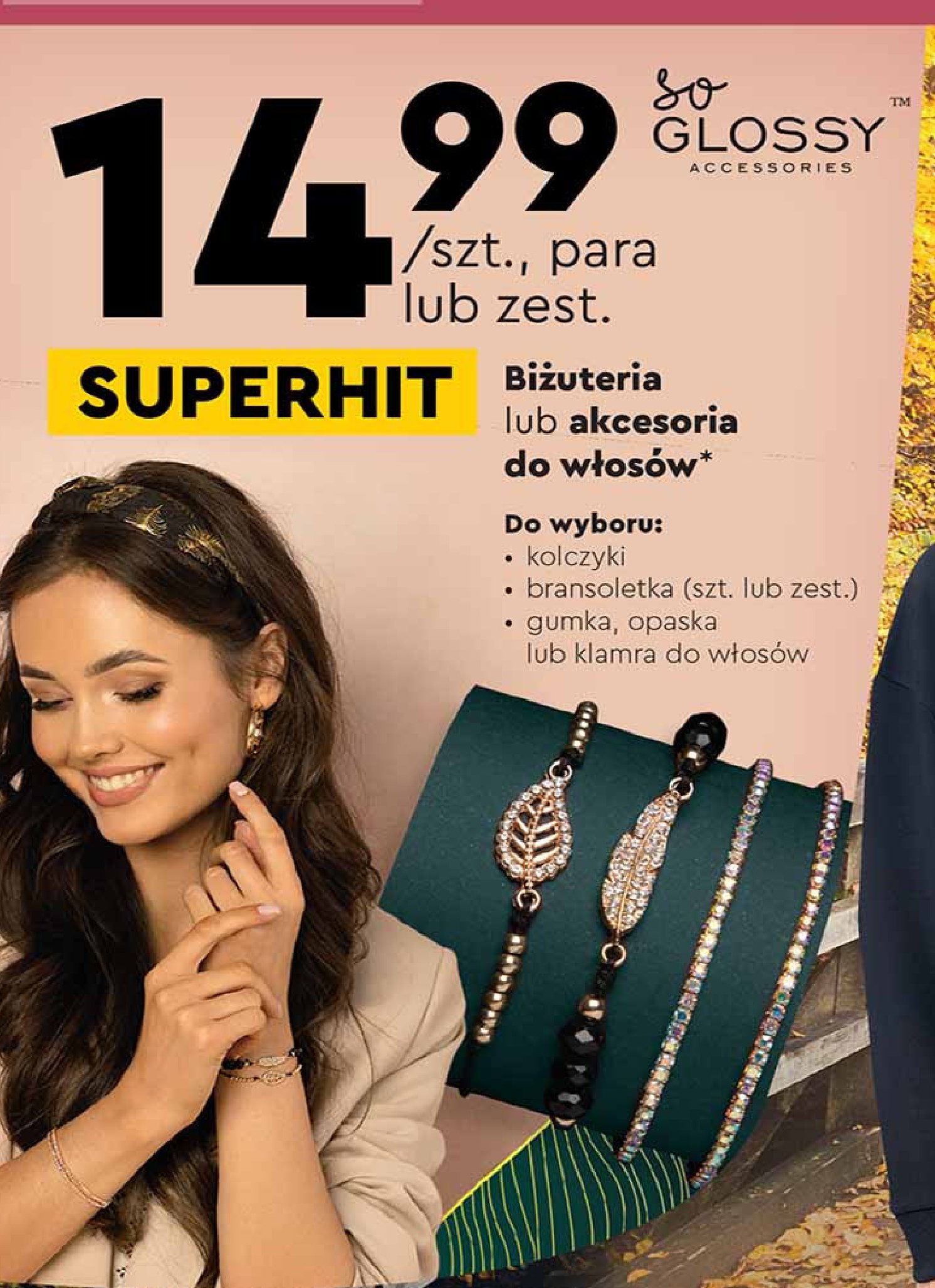 Opaska ozdobna do w艂os贸w Glossy promocja