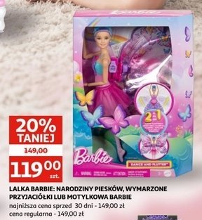 Lalka barbie motylkowa baletnica Mattel promocja