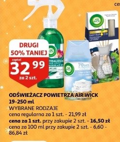 Wkład orzeźwiająca bawełna i kwiat migdałowca Air wick promocja