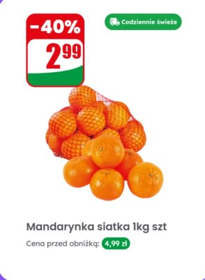 Mandarynka siatka 1kg promocja w Dino