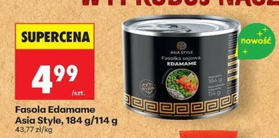 Fasola Edamame Asia Style 184 g/114 g promocja w Biedronka
