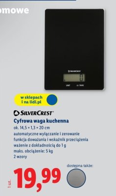 Cyfrowa waga kuchenna  promocja w Lidl