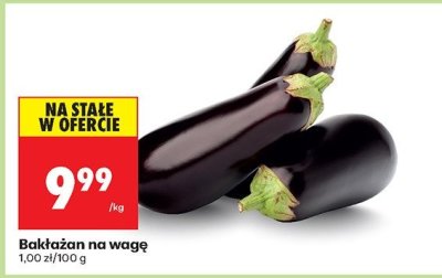 Bakłażan na wagę promocja w Biedronka