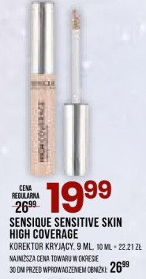 SENSIQUE SENSITIVE SKIN HIGH COVERAGE KOREKTOR KRYJĄCY 8 ML promocja w Drogerie Natura