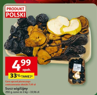 Susz wigilijny 250 g promocja w Auchan