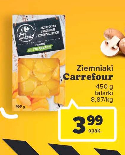 Ziemniaki talarki Carrefour targ świeżości promocja