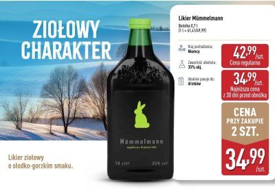 Likier Mümmelmann promocja w Aldi