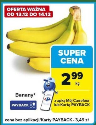 Banany promocja w Carrefour Express