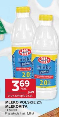 Mleko polskie 2% Mlekovita promocja w Stokrotka