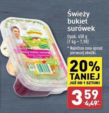 Świeży bukiet surówek porowa meksykańska buraczki Grześkowiak promocja