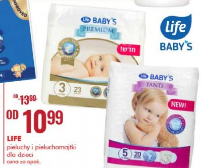 Pieluszki 5 Life baby Life (super-pharm) promocja