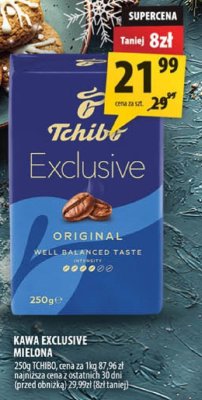 Kawa Exclusive Original Tchibo promocja w Arhelan