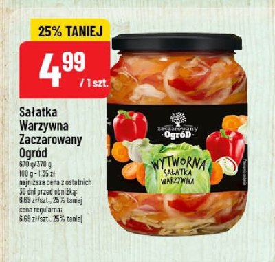 Sałatka Warzywna Zaczarowany Ogród promocja w POLOmarket