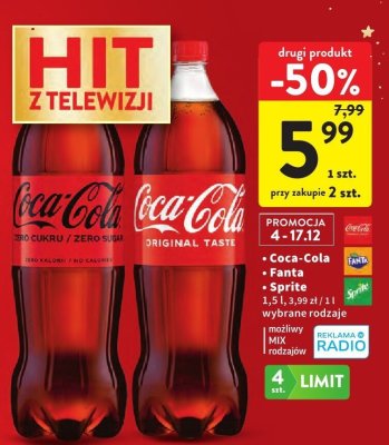 Napój Sprite promocja w Intermarche