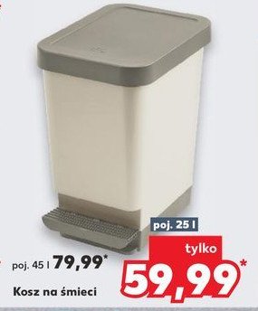 Kosz na śmieci 45 l promocja w Kaufland