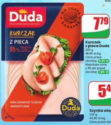 Kurczak z pieca Duda promocja w Dino