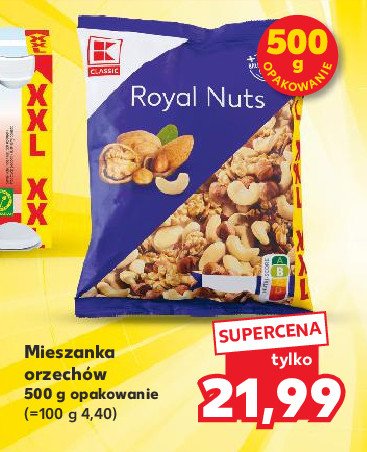 Mieszanka studencka K-classic promocja w Kaufland