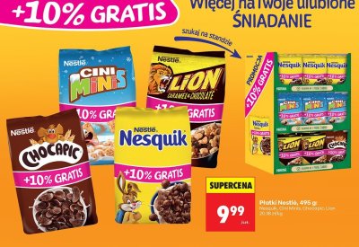 Płatki Nestlé, 495 g:  Cini Minis promocja w Biedronka