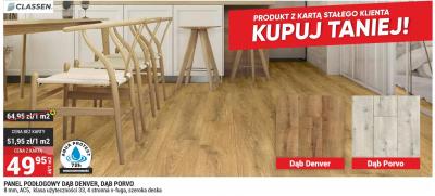 Panel podłogowy Dąb Porvo promocja w Merkury Market