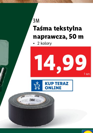 Taśma naprawcza 50m 3m promocja w Lidl