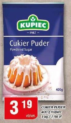 Cukier puder Kupiec 400 g promocja w Chorten
