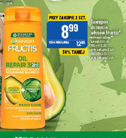 Szampon do włosów Garnier fructis oil repair 3 promocje