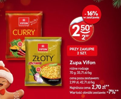 Zupa Vifon różne rodzaje promocja w Żabka