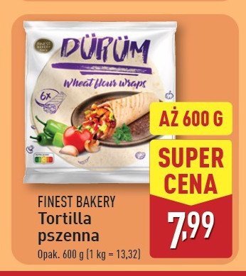 Tortilla pszenna durum Finest bakery promocja w Chata Polska