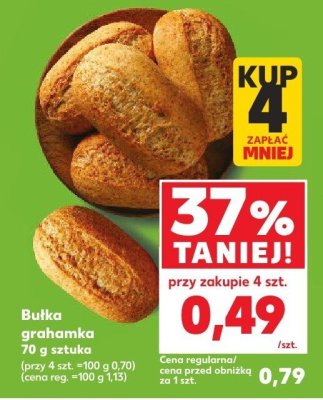 Bułka grahamka promocja w Kaufland