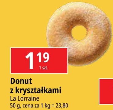 Donut z kryształkami cukru La lorraine promocja